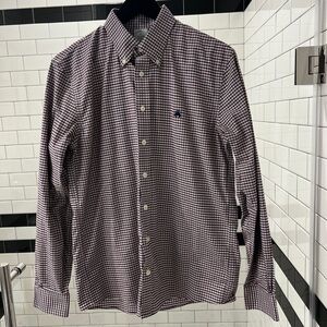 Brooks Brothers Blue and Red Casual Button Down Shirt